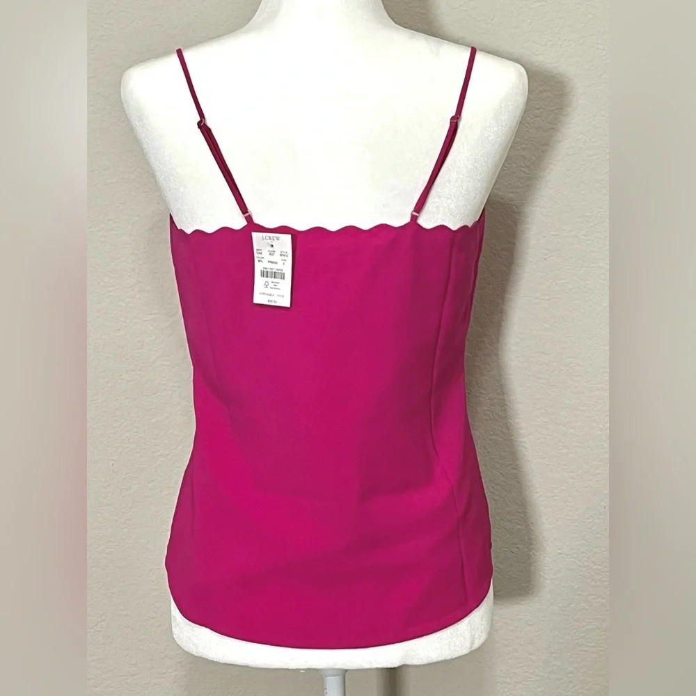 J. Crew Scalloped Preppy Academia Camisole Size 2